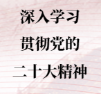 深入学习贯彻党的二十大精神